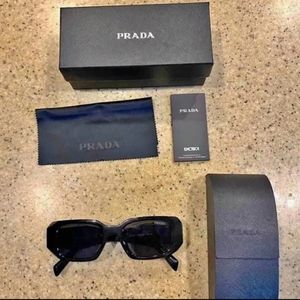 Prada PR 17WS Black Sunglasses
